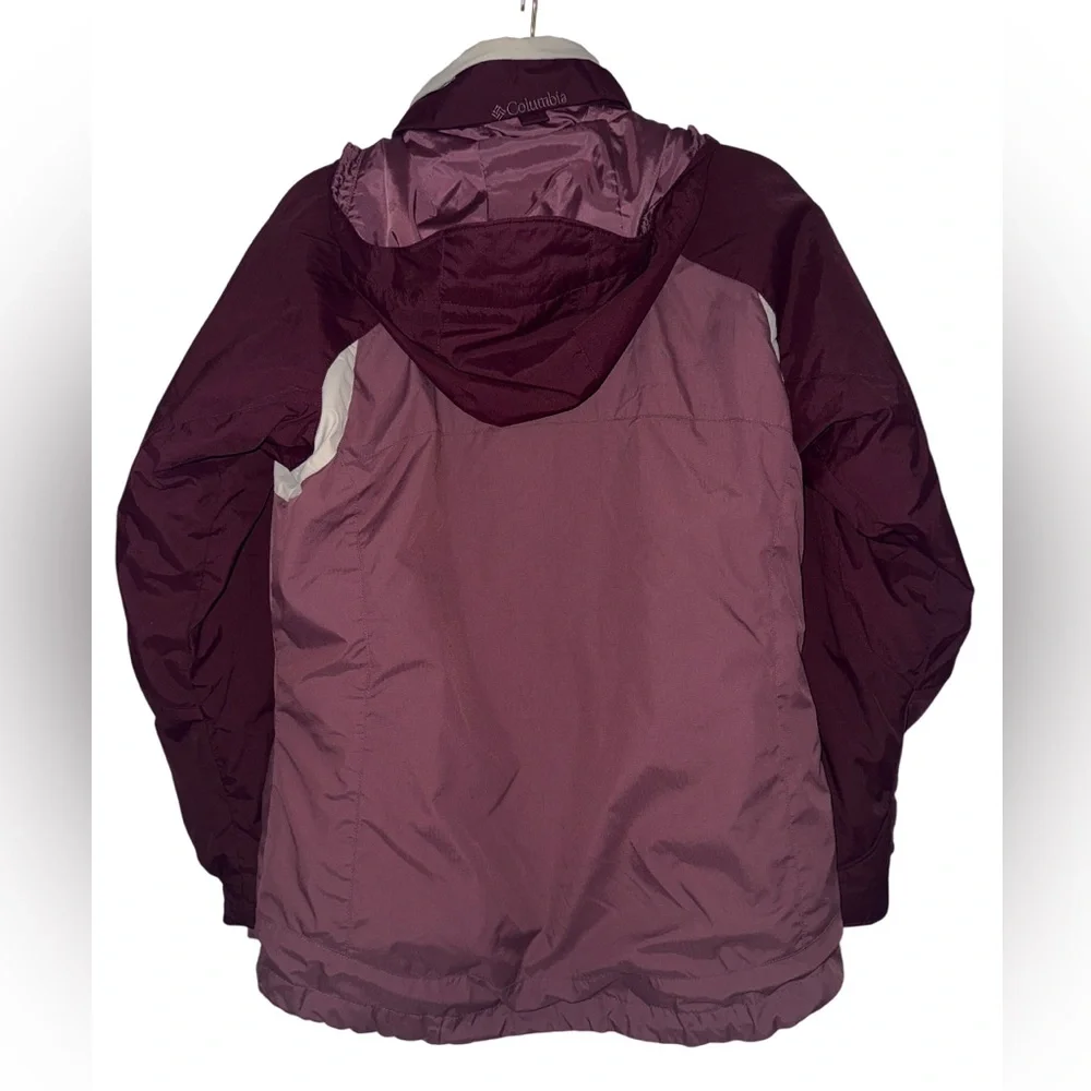 Columbia vertex purple and‎ cream interchange 3 in 1 jacket